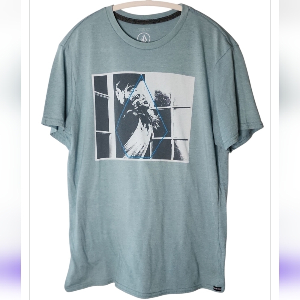 Vintage Volcom Graphic T-Shirt Mens Rare Scream Window Skater ALT 90s Grunge Y2K